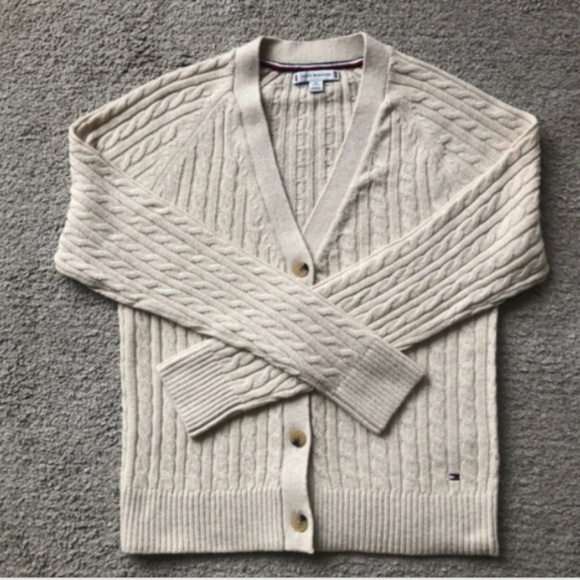 Tommy Hilfiger - V- neck Cardigan Sweater.NWOT. - Picture 1 of 3
